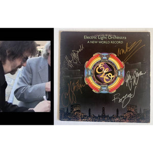ELO Jeff Lynne Electric Light Orchestra original LP signed with proof