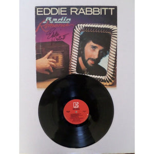 Eddie Rabbitt radio romance signed LP
