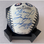 Load image into Gallery viewer, Houston Astros 2017 World Series Baseball Justin Verlander Jose Altuve and World Series MVP George Springer signed baseball with proof
