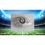 Load image into Gallery viewer, Indian Indianapolis Colts Peyton Manning Dallas Clark Reggie Wayne Jim Caldwell team signed football

