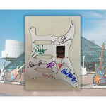 Load image into Gallery viewer, Rammstein electric guitar pickguard signed with proof
