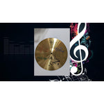 Load image into Gallery viewer, Keith Richards, Charlie Watts, Ronnie Wood, Mick Jagger, The Rolling Stones one-of-a-kind cymbal signed with proof
