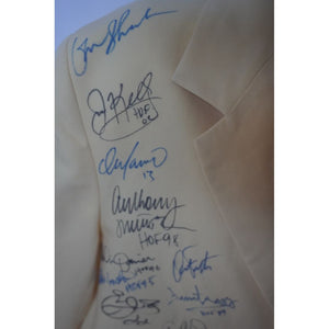 NFL Hall of Famers Bart Starr Joe Namath Joe Montana John Elway 45 in all signed Hall of Fame Jacket with proof