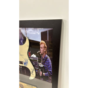 Jerry Garcia the Grateful Dead electric guitar vintage pickguard signed and framed