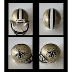 Load image into Gallery viewer, New Orleans Saints Drew Brees Sean Peyton 2010 Super Bowl Champs 40 plus signers Riddell Speed Full size helmet
