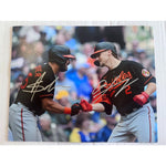 Load image into Gallery viewer, Baltimore Orioles Gunnar Henderson Anthony Santander 8x10 photo signed with proof
