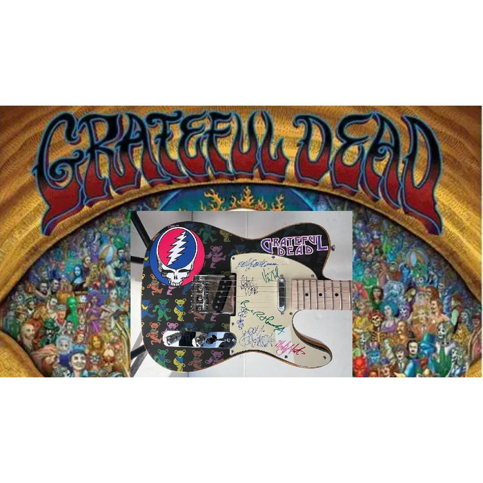 Jerry Garcia and the Grateful Dead telecaster electric guitar signed with proof