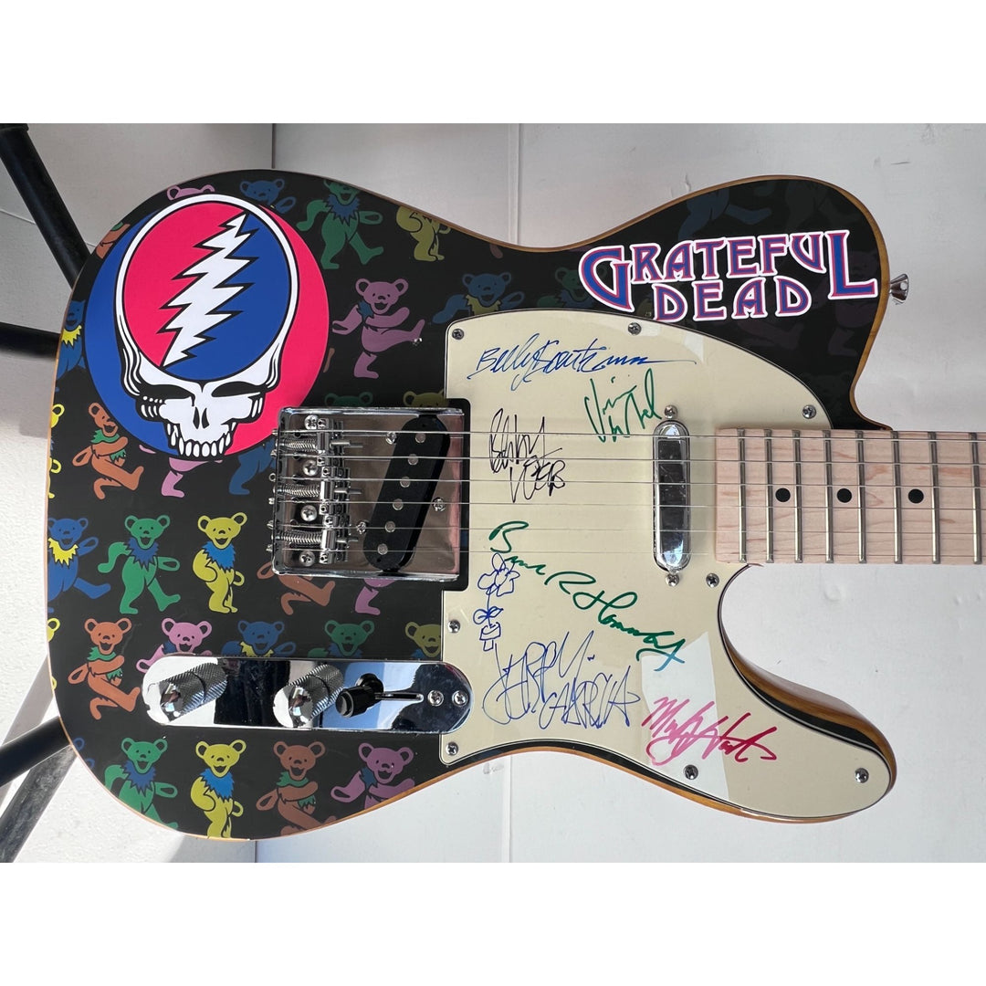 Jerry Garcia and the Grateful Dead telecaster electric guitar signed with proof.