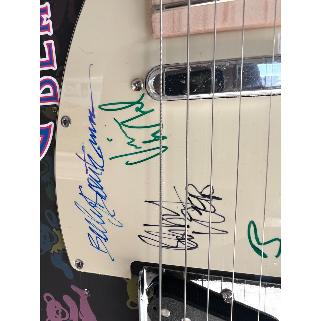 Jerry Garcia and the Grateful Dead telecaster electric guitar signed with proof.