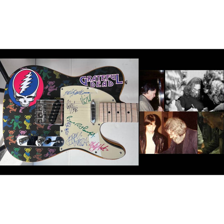 Jerry Garcia and the Grateful Dead telecaster electric guitar signed with proof.