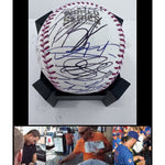 Load image into Gallery viewer, Chicago Cubs 2016 World Series champions team signed commemorative baseball Anthony Rizzo Joe Maddon Kris Bryant WS mvp Ben Zobrist
