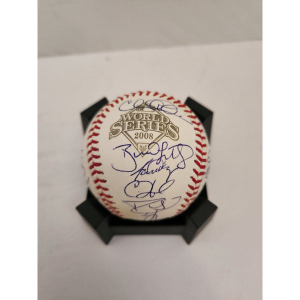 Chase Utley Autographed Signed Official 2008 World Series Major