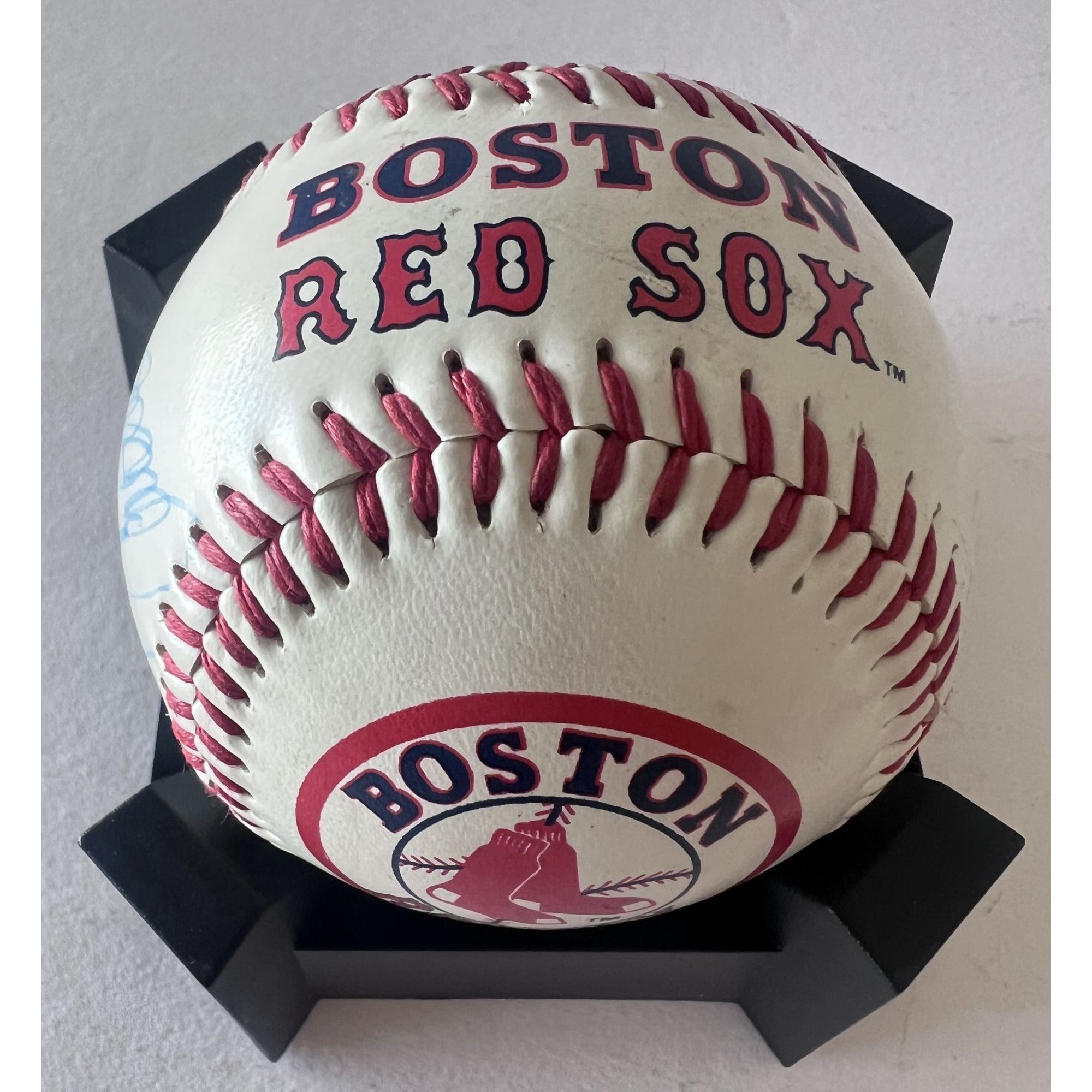 Boston Red Sox greats Carl Yastrzemski David Ortiz Fred Lynn Jim Rice Carlton Fisk 13 and all signed baseball with proof