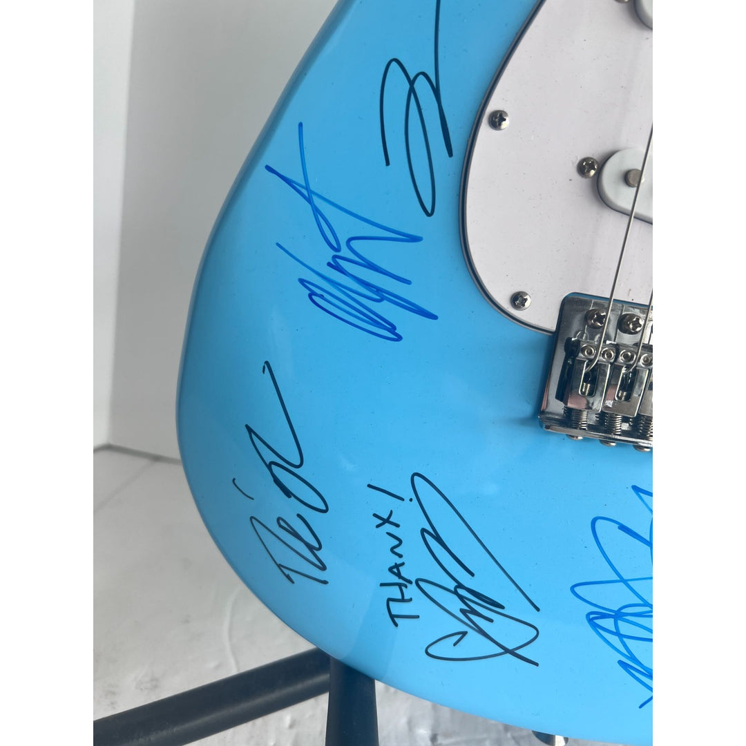 Chris Cornell Jerry Cantrell David Groll Taylor Hawkins the Foo Fighters Billy Joe Armstrong Tre Cool Stratocaster electric guitar signed