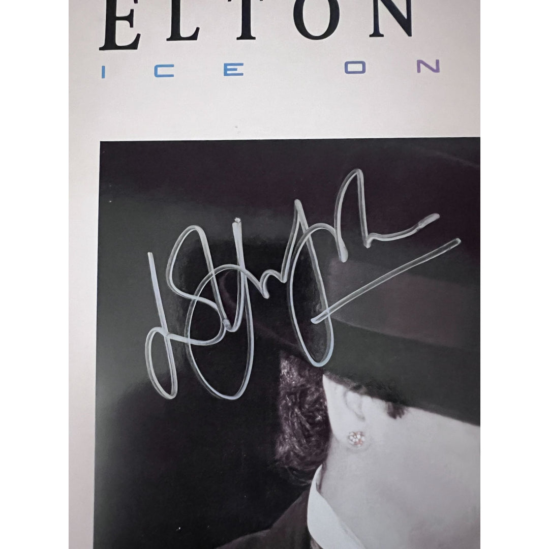 Elton John Ice on Fire original LP signed with proof