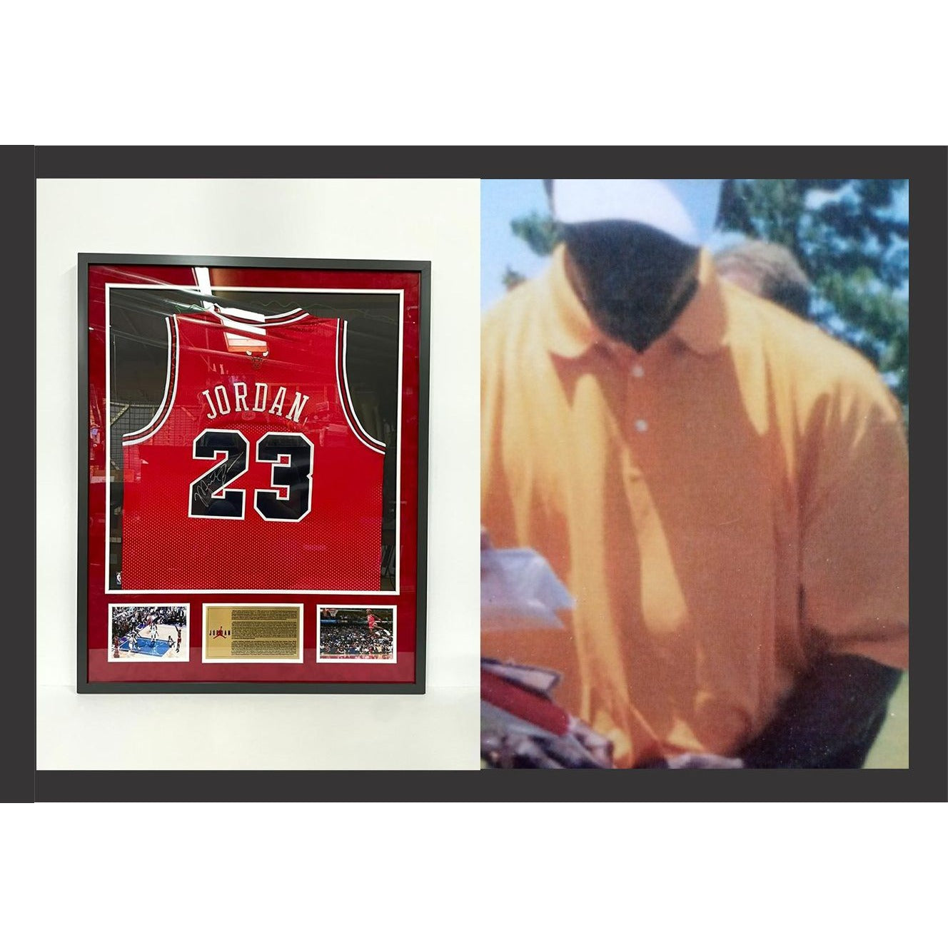Michael Jordan 1984 Chicago Bulls size 2x game model Jersey signed with proof