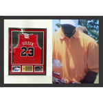 Load image into Gallery viewer, Michael Jordan 1984 Chicago Bulls size 2x game model Jersey signed with proof
