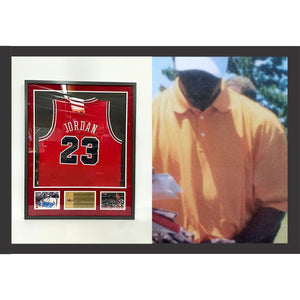 Michael Jordan 1984 Chicago Bulls size 2x game model Jersey signed with proof