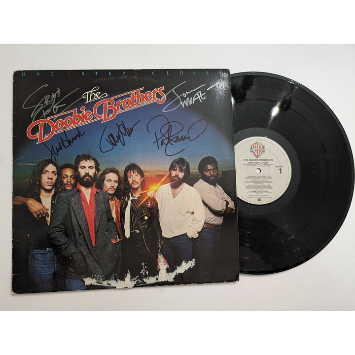 The Doobie Brothers One Step Closer LP signed