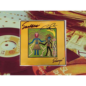 Carlos Santana Shango LP signed with proof