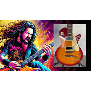 Pantera Dimebag Darrell Abbott Les Paul vintage electric guitar signed with full provenance, photo proof and AI certification 