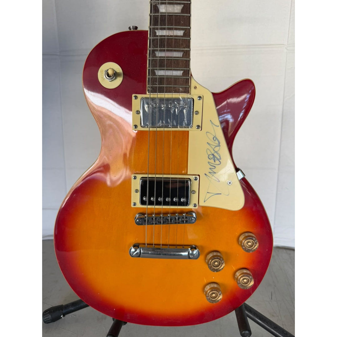 Pantera Dimebag Darrell Abbott Les Paul vintage electric guitar signed with full provenance, photo proof and AI certification .