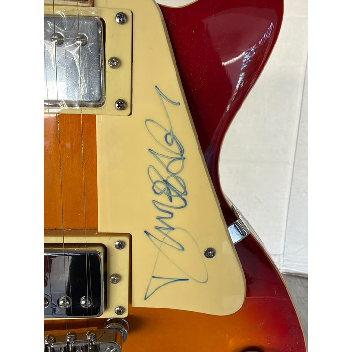Pantera Dimebag Darrell Abbott Les Paul vintage electric guitar signed with full provenance, photo proof and AI certification .