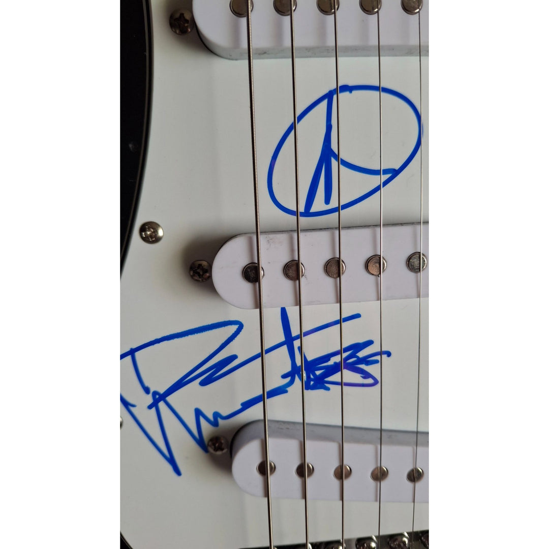 Fender Stratocaster electric guitar, Dave Mathews signed with sketch extremely unique with proof