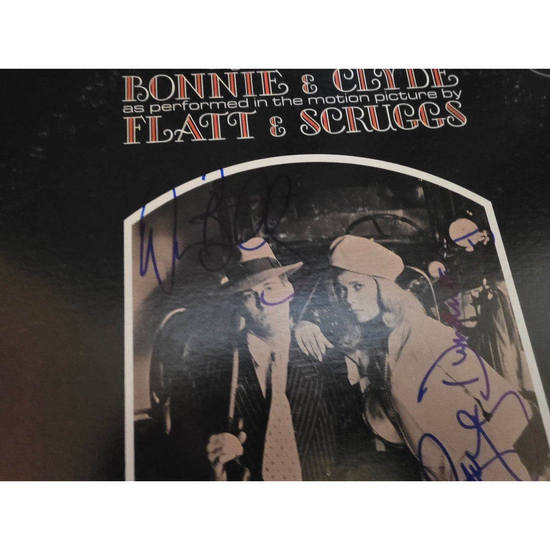 Flatt & Scruggs "Original Theme From Bonnie and Clyde" LP signed with proof.