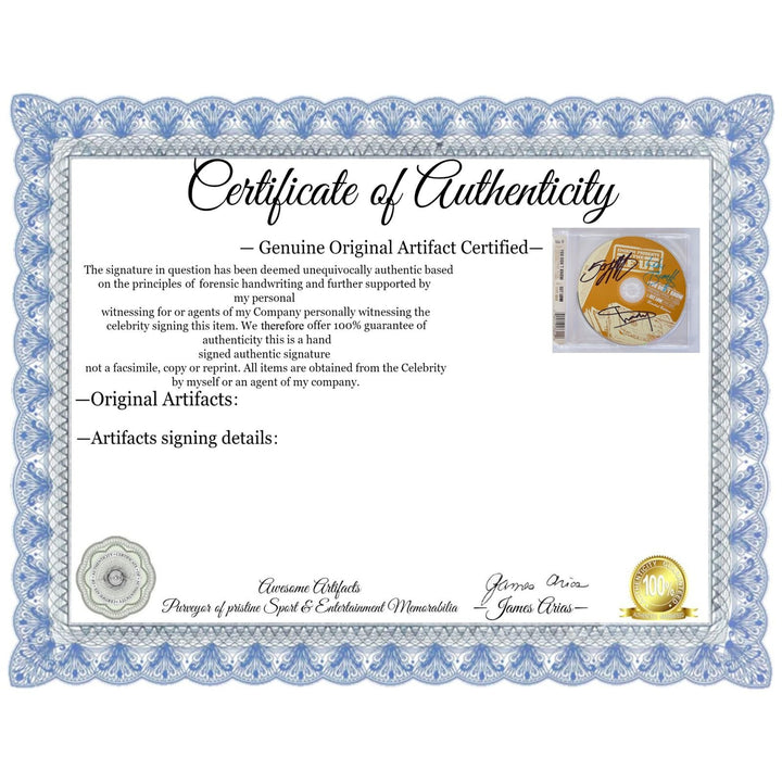 "Eminem" Marshall Mathers "Slim Shady" "The Re -Up" also signed by Curtis "50 Cent" Jackson & Lloyd Banks CD jacket & and CD both signed