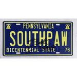 Load image into Gallery viewer, Sylvester Stallone Rocky Balboa original Southpaw licence plate signed with proof
