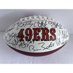 Load image into Gallery viewer, San Francisco 49ers 2023 24 Deebo Samuel, Brock Purdy Christian McCaffrey  full size team signed football with proof
