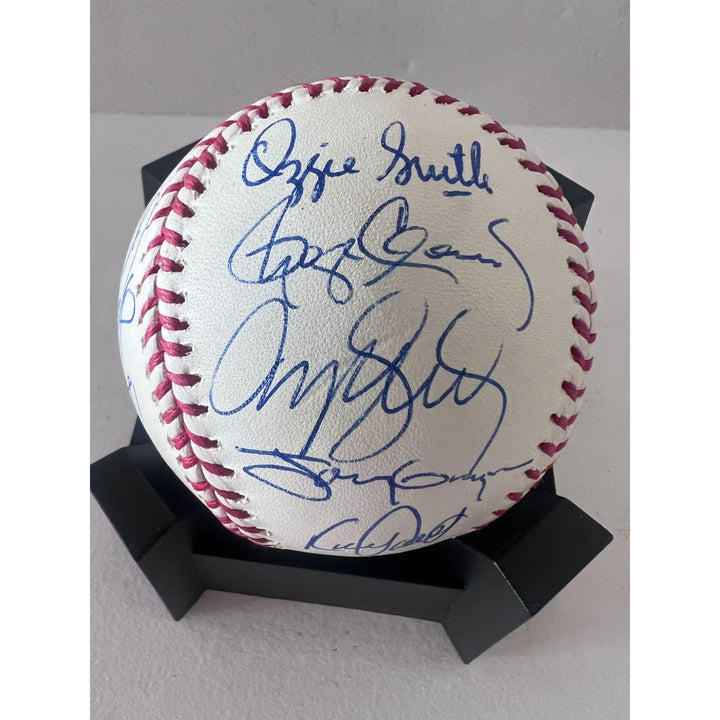 Nolan Ryan Sandy Koufax Tom Seaver Pete Rose Cal Ripken Jr Derek Jeter 24 MLB Hall of Famers Rawlings MLB baseball signed with proof