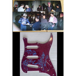 Load image into Gallery viewer, Anthony Kiedis flea Chad Smith Red Hot Chili Peppers Fender Stratocaster electric guitar pick guard signed with proof
