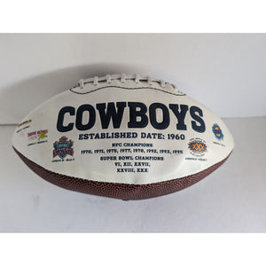 Dallas Cowboys Dez Bryant Tony Romo Miles Austin DeMarco Murray Jason Witten full size football signed