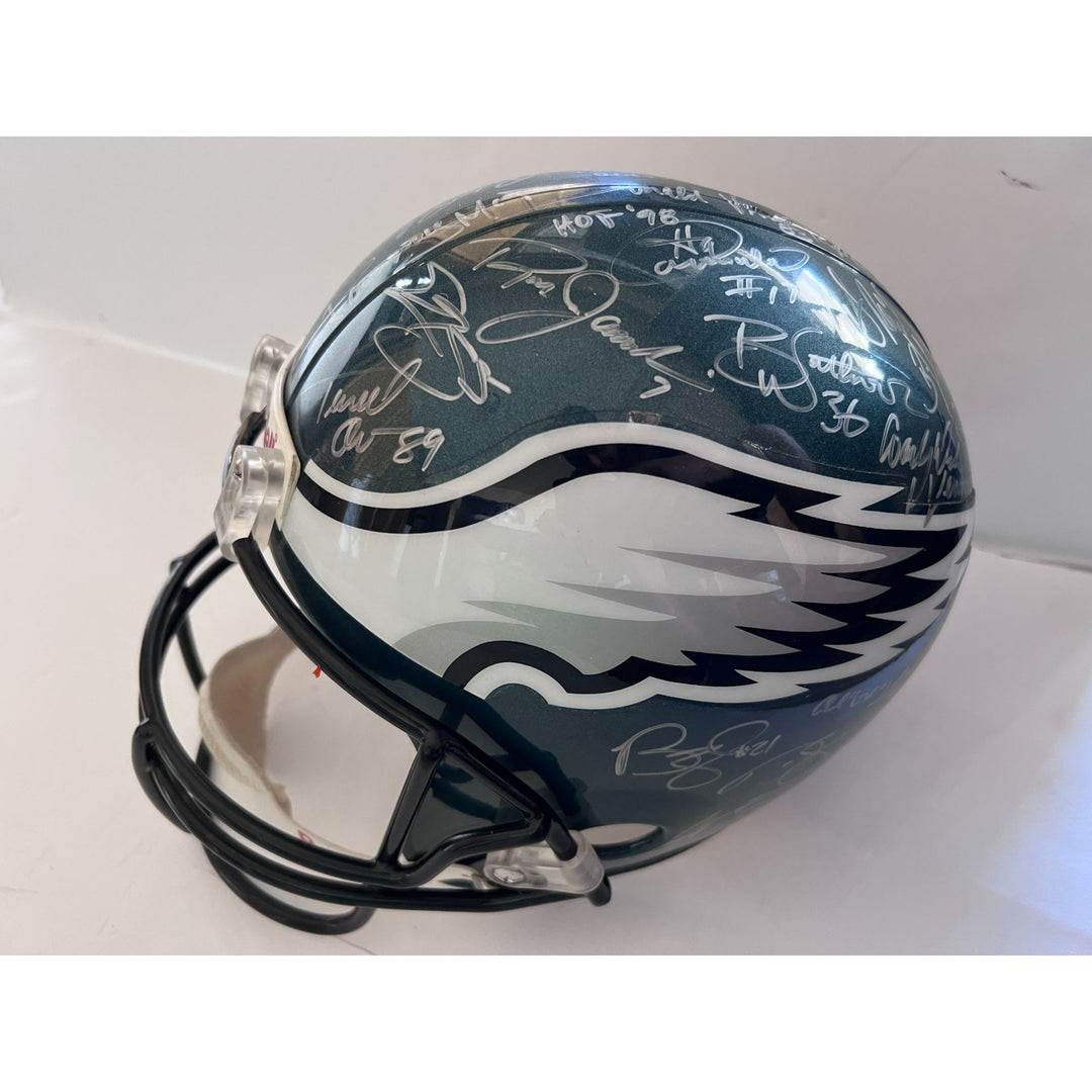 Philadelphia Eagles 23 all-time greats Riddell replica full size helmet