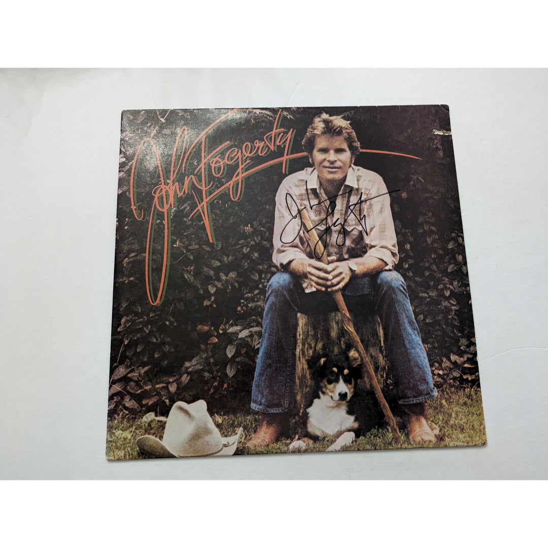 John Fogerty original LP signed with proof