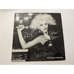 Load image into Gallery viewer, Missing Persons Dale Bozzio Warren Cuccurullo Patrick O&#39;Hearn Rhyme and Reason original LP signed
