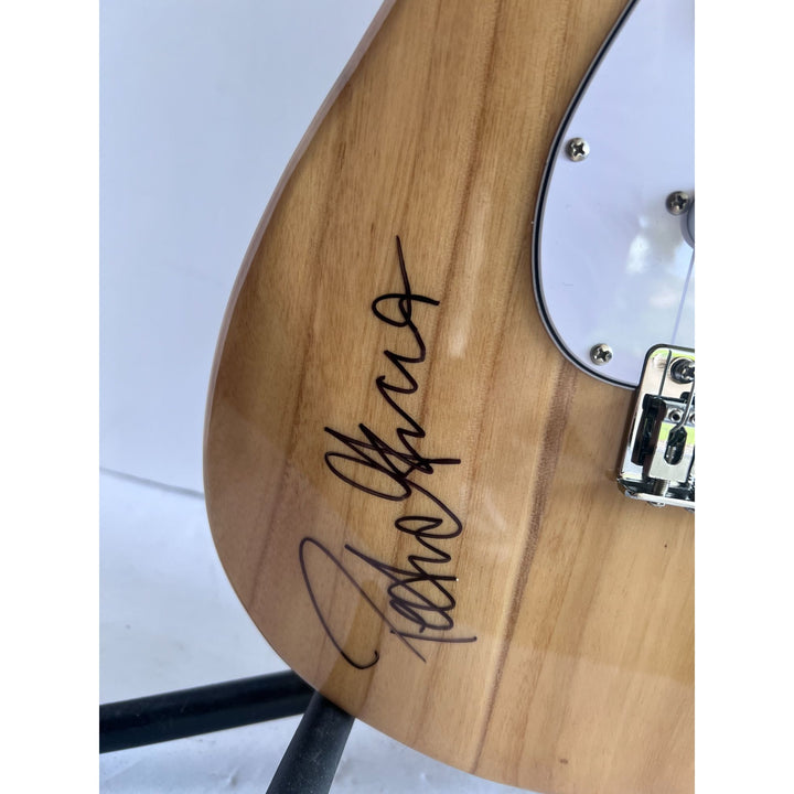 James Taylor and Peter Frampton Huntington full size electric guitar signed with proof