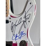 Load image into Gallery viewer, Bruce Springsteen Clarence Clemons Roy Bittan Patty Scialfa and the E Street Band full size American flag electric guitar signed with proof
