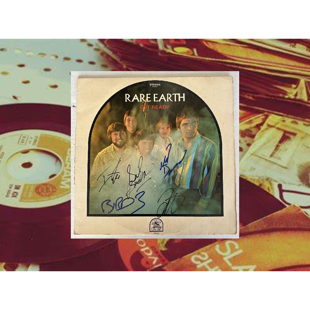 Rare Earth Band signed LP