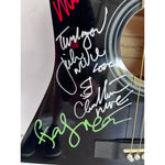 Load image into Gallery viewer, Fleetwood Mac Stevie Nicks Peter Green Mick Fleetwood John and Christy McVie Lindsay Buckingham  full size acoustic guitar signed with proof
