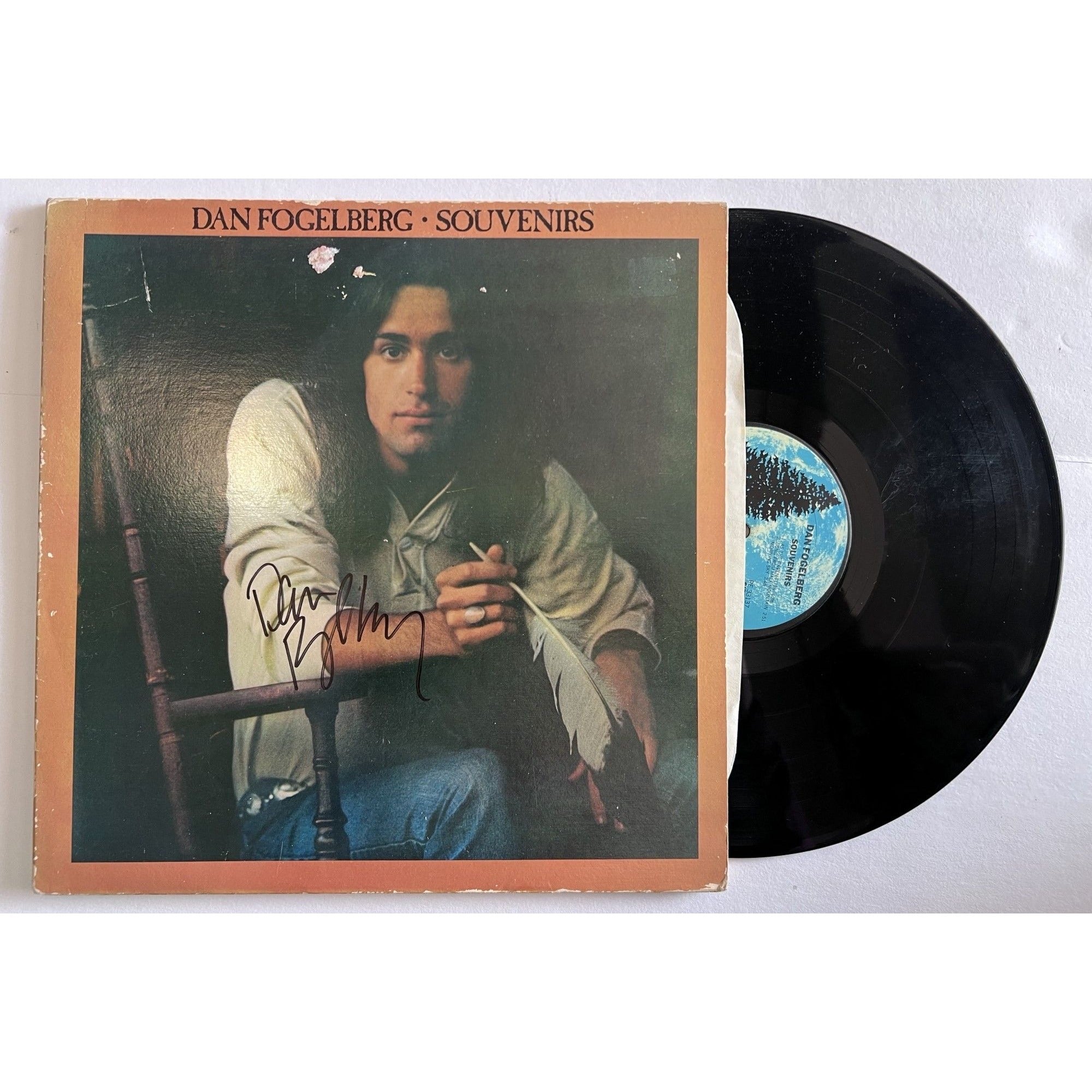 Dan Fogelberg Souvenirs album signed