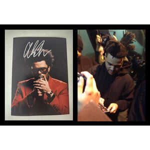 Abel Makkonen Tesfaye "The Weeknd" 5x7 photo signed with proof