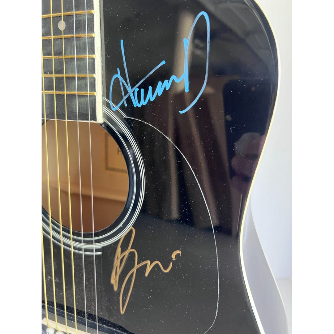 Backstreet Boys full size acoustic guitar signed with proof