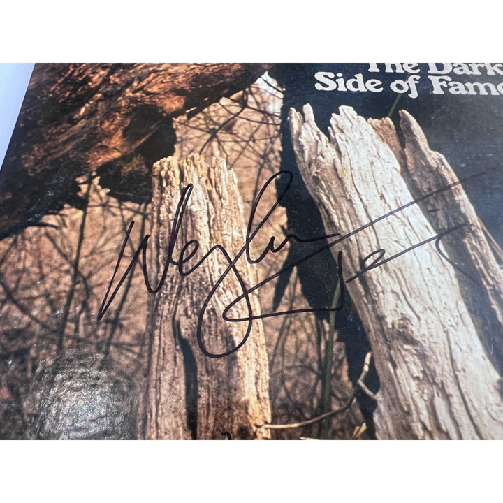 Waylon Jennings The Dark Side of Fame album signed with proof