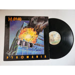 Load image into Gallery viewer, Rick Savage Vivian Campbell Rick Allen pyromania Def Leppard LP signed with proof
