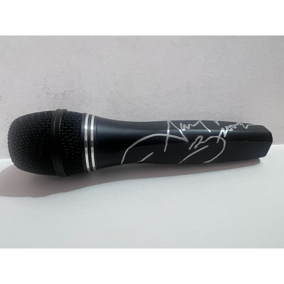 Garth Brooks microphone signed with proof