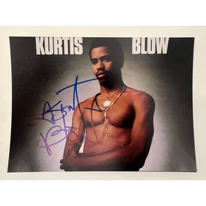 Kurtis Blow Kurtis Walker 5x7 photograph  signed with proof