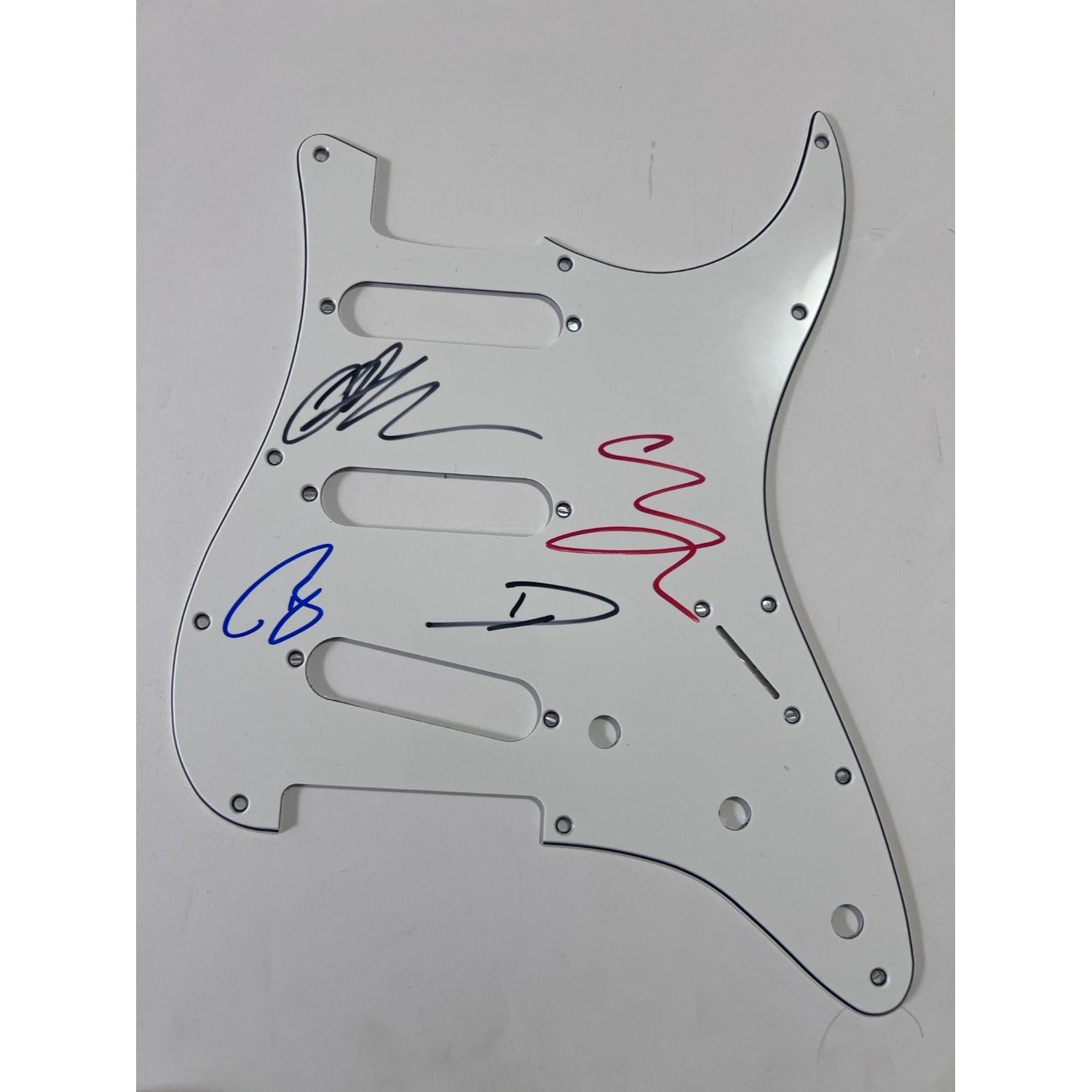 Imagine Dragons electric guitar pickguard signed